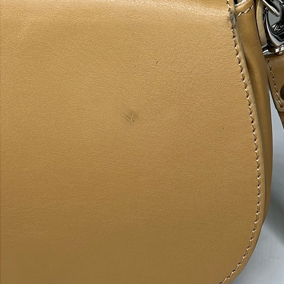 Jane August Camel Tan Brown Leather Crossbody Bag - Picture 5 of 11